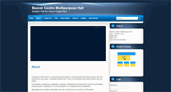 Desktop Screenshot of beavercentrehall.com